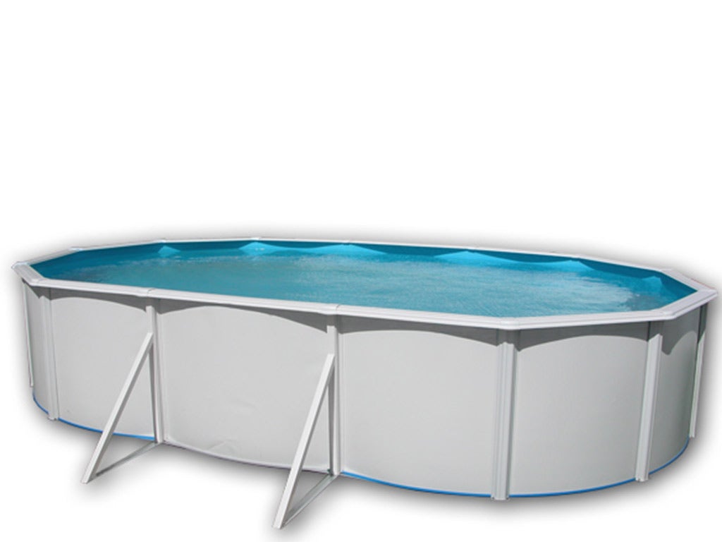 Kit piscine hors-sol acier Toi MALLORCA OVALADA ovale 6.40 x 3.66 x 1