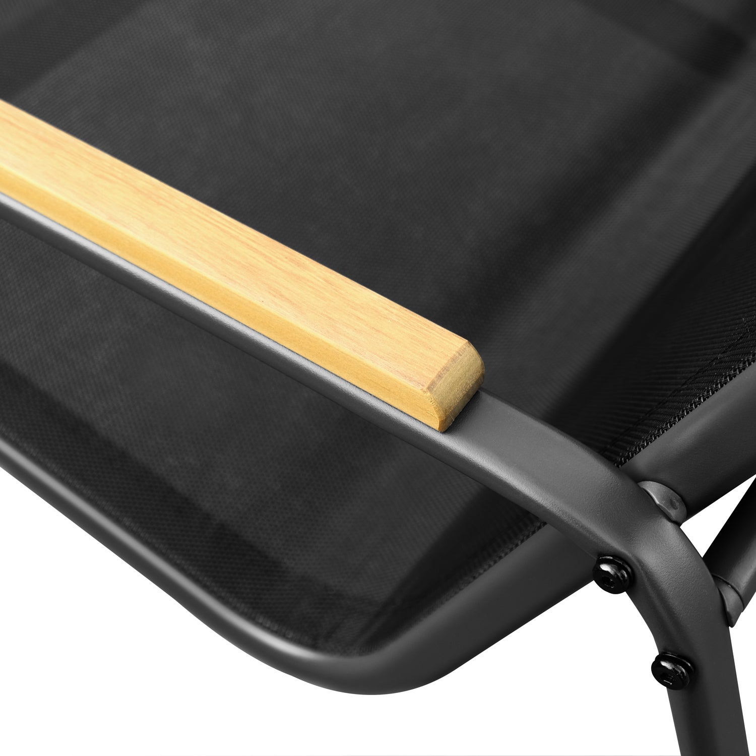 Set di mobili da giardino in alluminio 4 posti antracite TENERIFE - 6