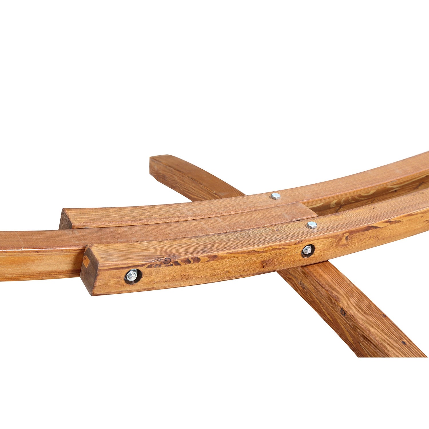 Hamac sur support 3,15 m en bois écru LAGOA - 4