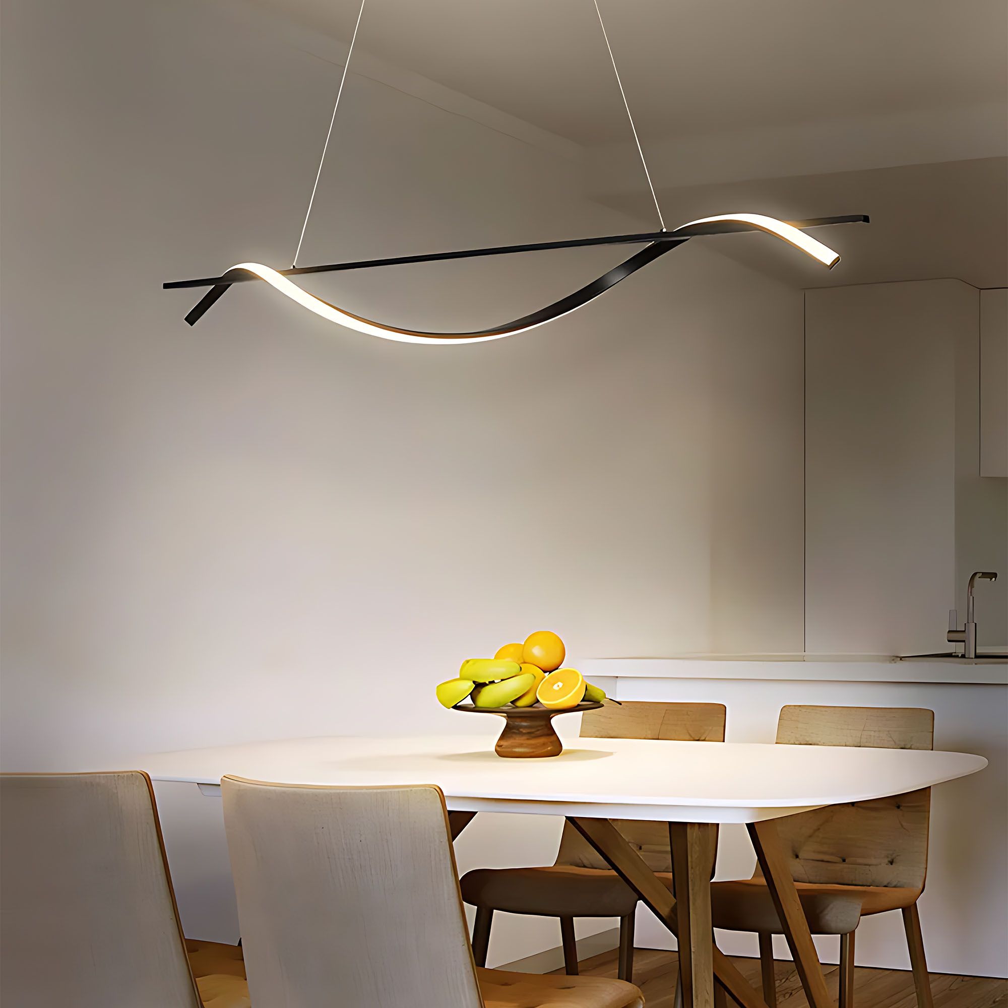 Lampa Sufitowa Wisząca Toolight Lhj019-Cp Czarny 120Cm - 3