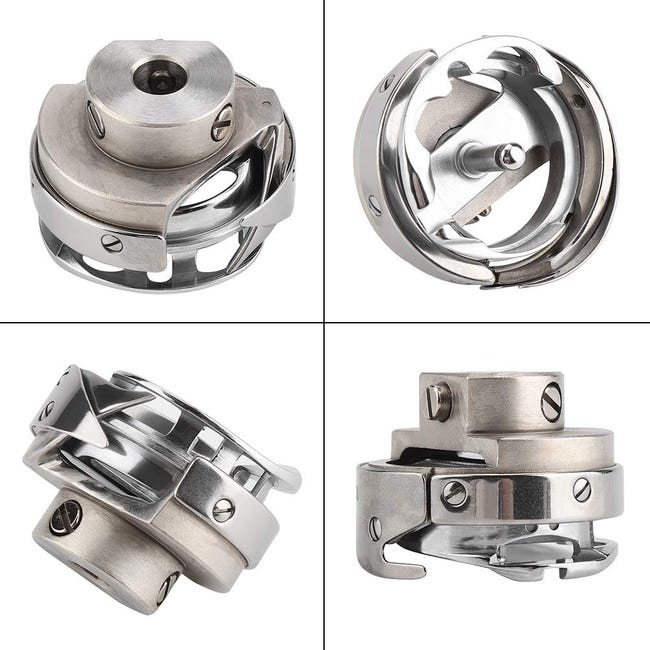 Set Gancio Navetta Per Macchina Da Cucire - Include Gancio, Custodia Spolina E 5 Bobine | Ricambio Universale - Foto 7