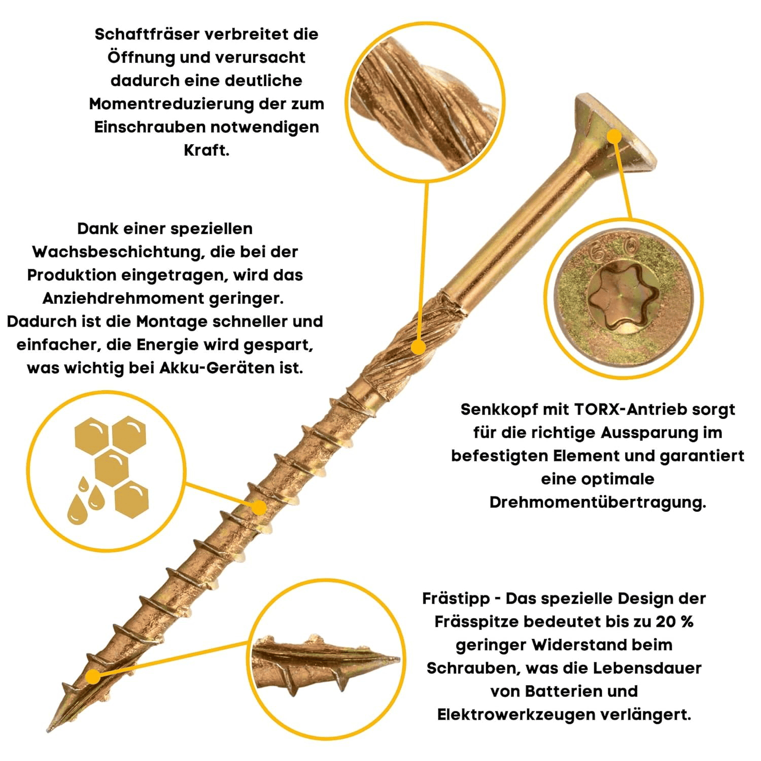 Viti PowerFull Per Costruzioni In Legno - Fischer - Foto 4