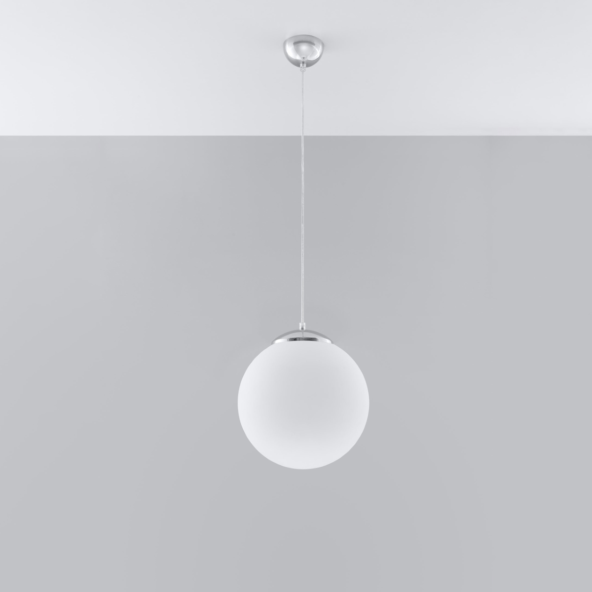 Lampa wisząca STERA 30 chrom LED 4000K - 30x30x120cm Sollux