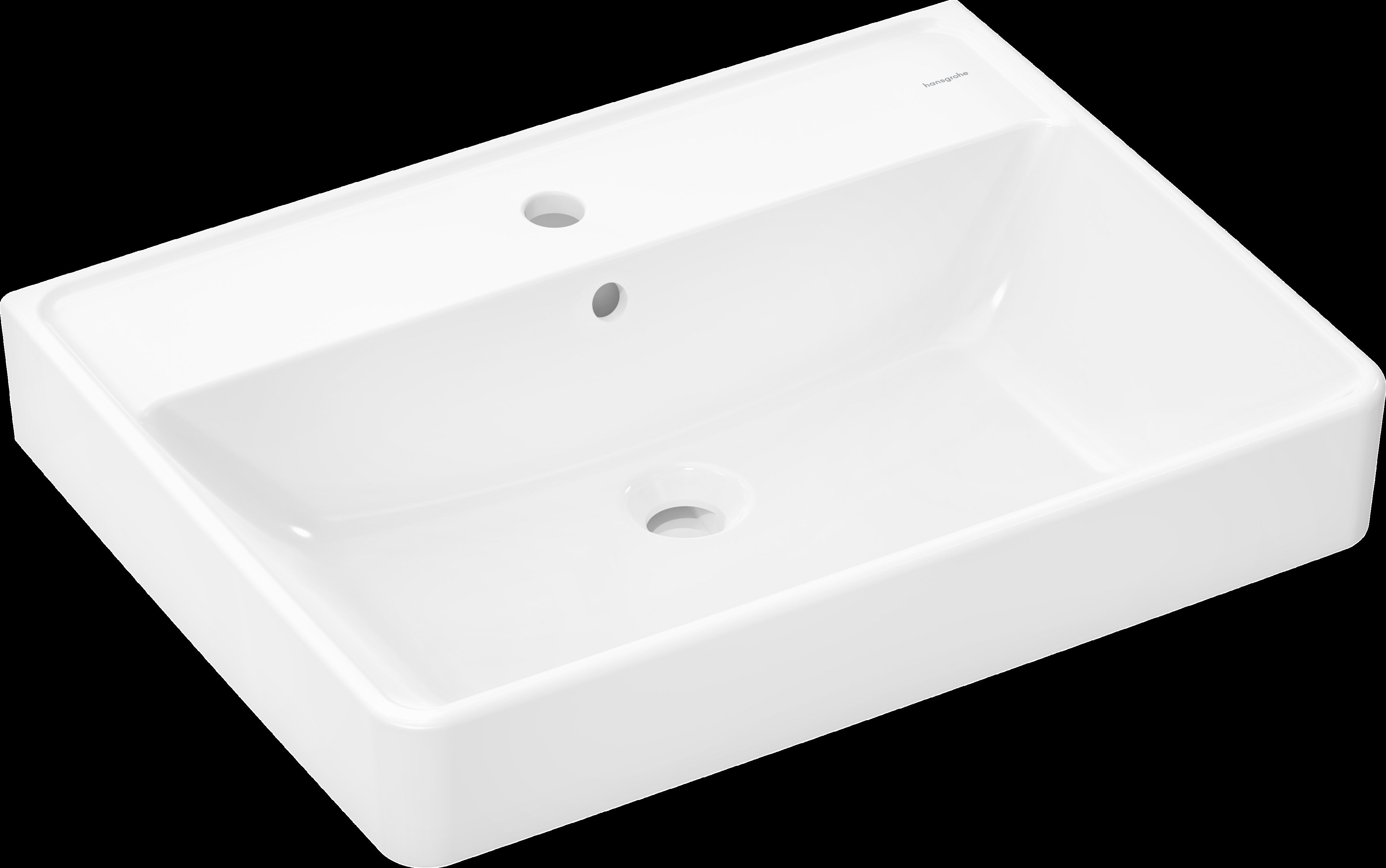 Hansgrohe Xanuia Q Lavabo à Poser Avec Trou Pour Robinet Avec Trop Plein Poli 650x480mm 0426