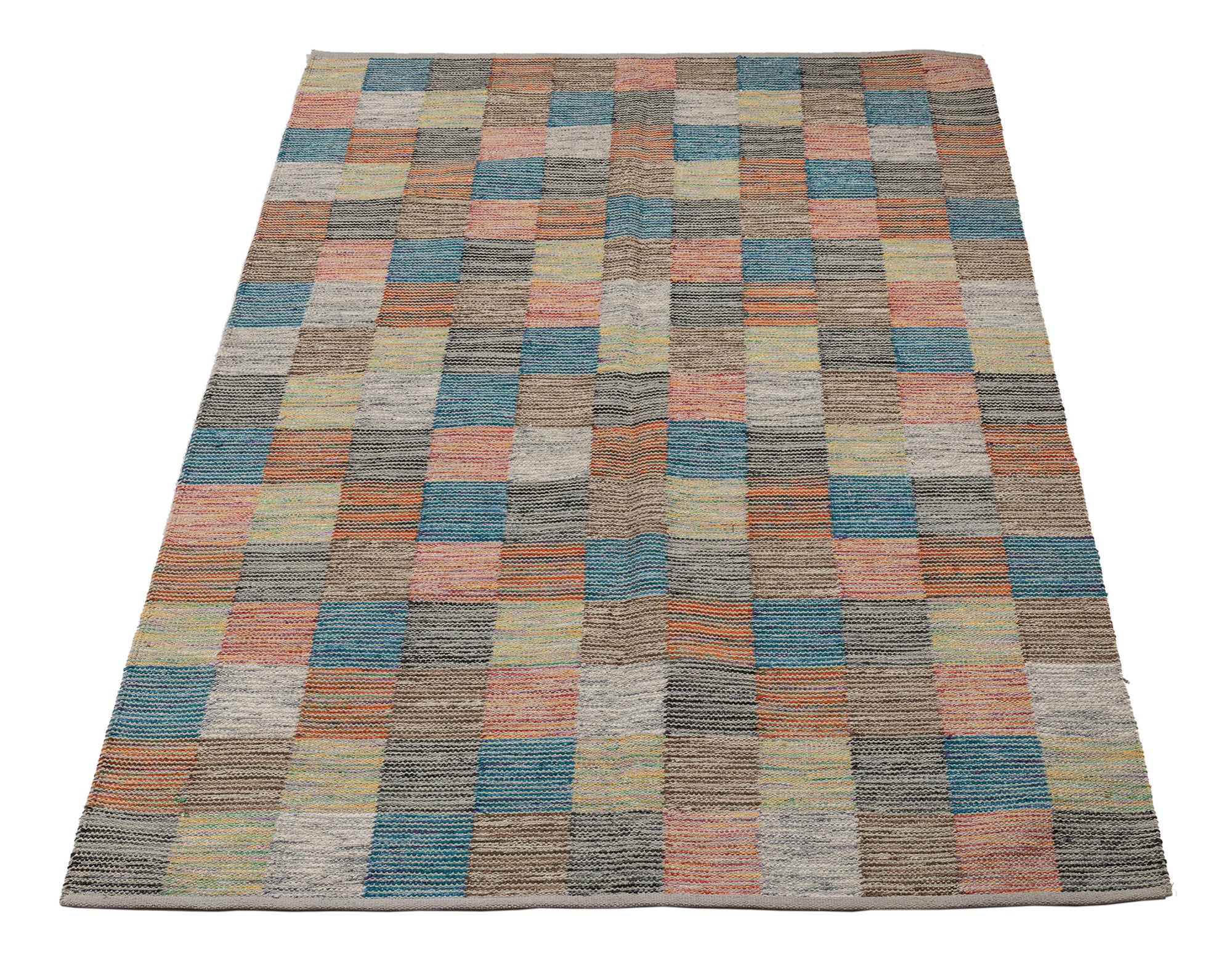 Nowy projekt Oryginalny autentyczny ręcznie robiony kilim Indie 230x160 cm