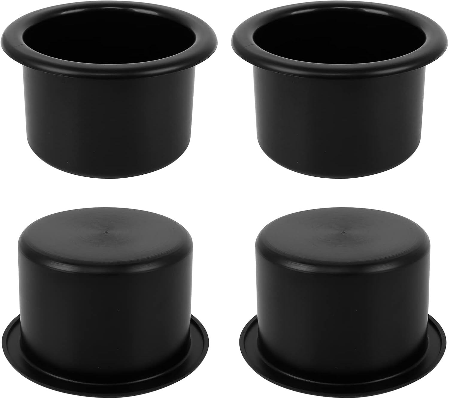 HMIEPRS Lot De 2 Porte-Gobelets Voiture Bateau Acier Inoxydable - Support Universel Avec Vis Pour Canettes Et Bouteilles