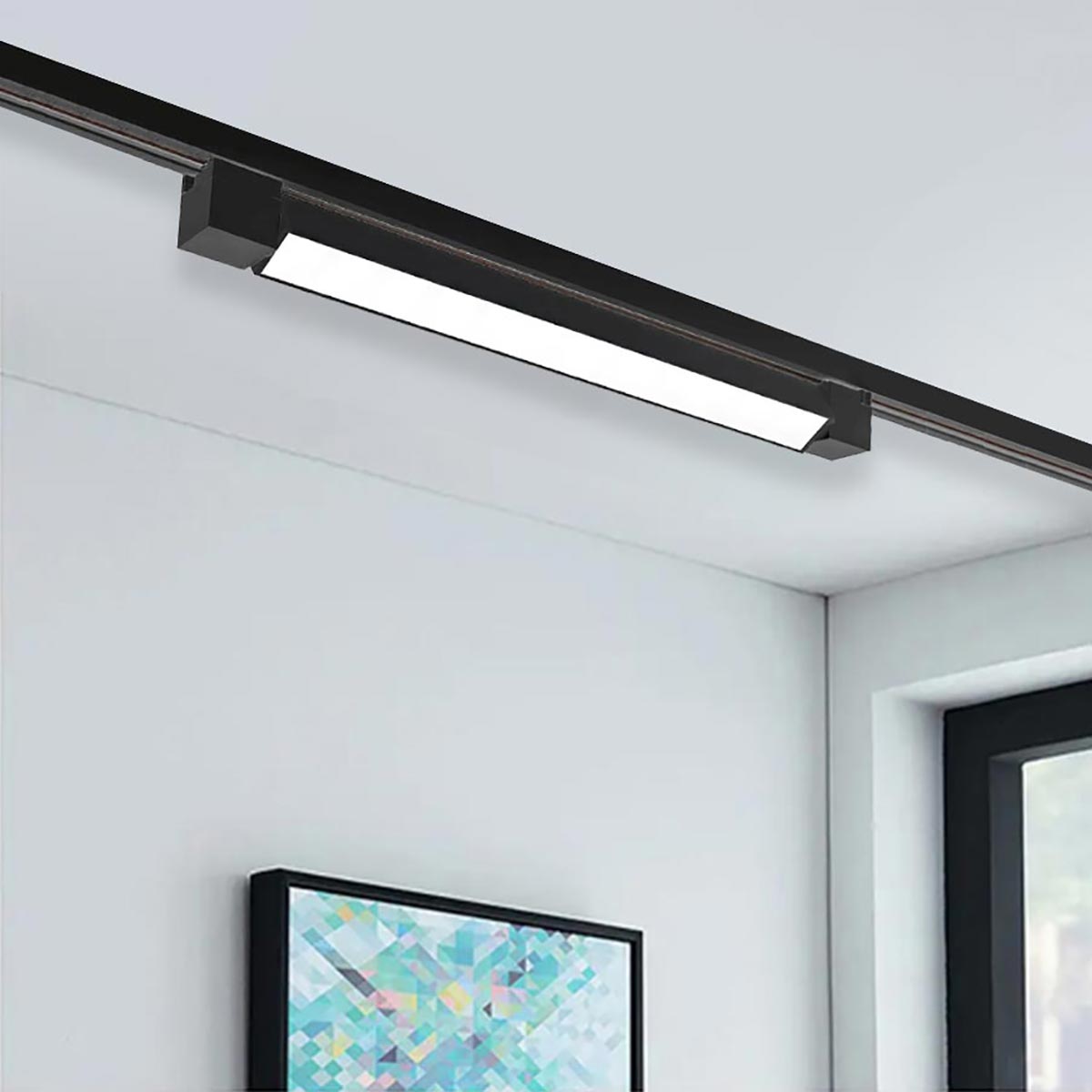 Philips Hue Tv QAZQA Expert - LED Faretto Trifase Per Binario Moderno - 1 Luce - H 145 Mm - Nero - Moderno - Soggiorno I Camera Da Letto I Sala Da Pranzo I Cucina Philips Hue Bridge