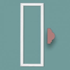 Profilo Decorativo 3D In PVC Per Pareti - 10 Mt Per Effetti Boiserie Moderni, Verniciabile E Facile Da Montare