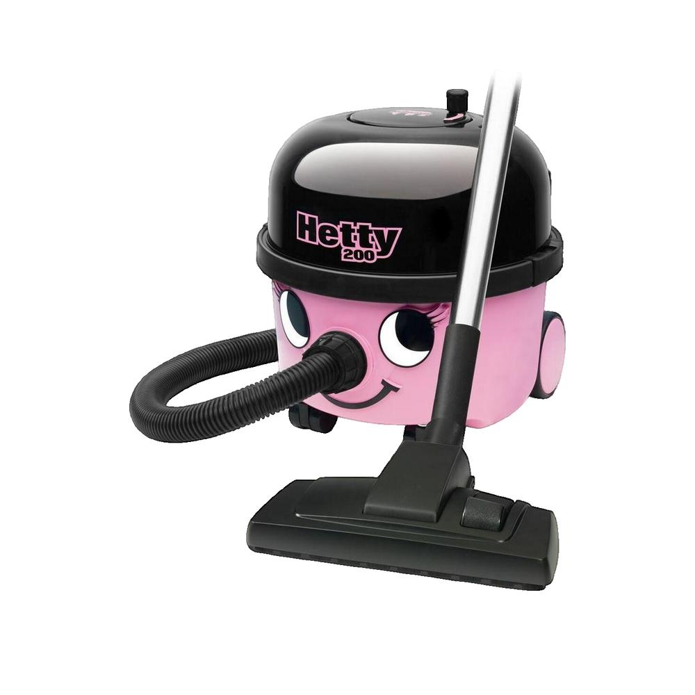 Numatic Aspiradora Cilíndrica Hetty Het200-11 De 9 L, Seca, 620 W, Bolsa Para Polvo Negro/Rosa , Leroy Merlin