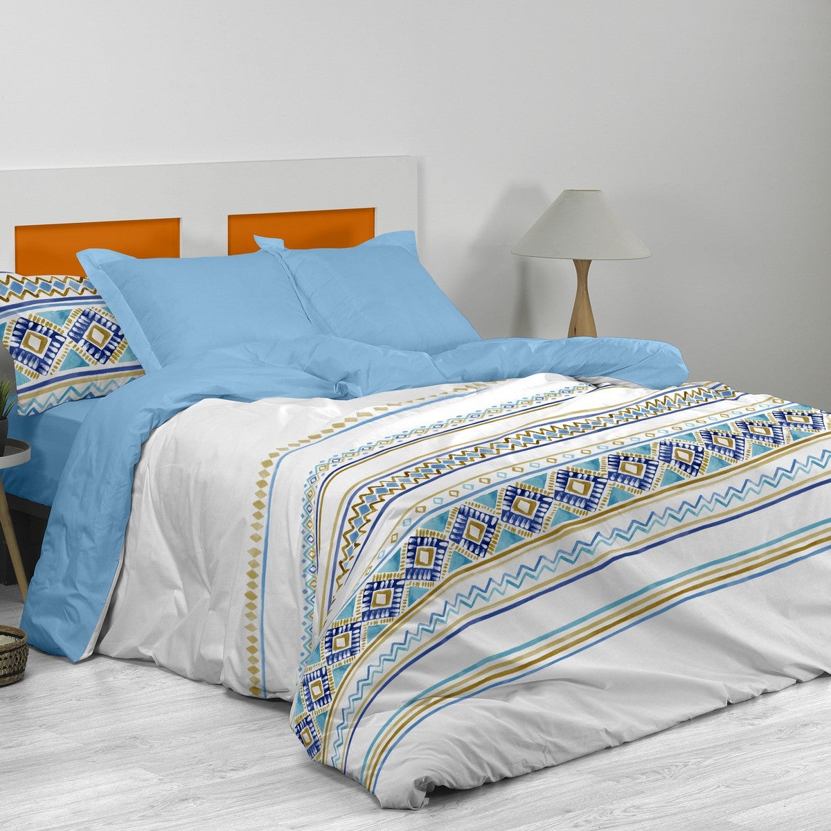 Parure Housse De Couette Collection Romantic Home Gris... 7D2