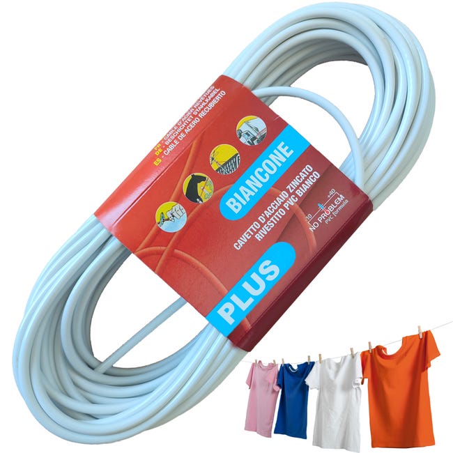 2 pezzi Filo Per Stendere Il Bucato Da Esterno, 20M Filo Stendibiancheria Per Esterno, per esterno, filo per casa, giardino, balcone, campeggio, per bucato 2 pezzi Filo Per Stendere Il Bucato Da Esterno, 20M Filo Stendibiancheria Per Esterno, per esterno, filo per casa, giardino, balcone, campeggio, per bucato