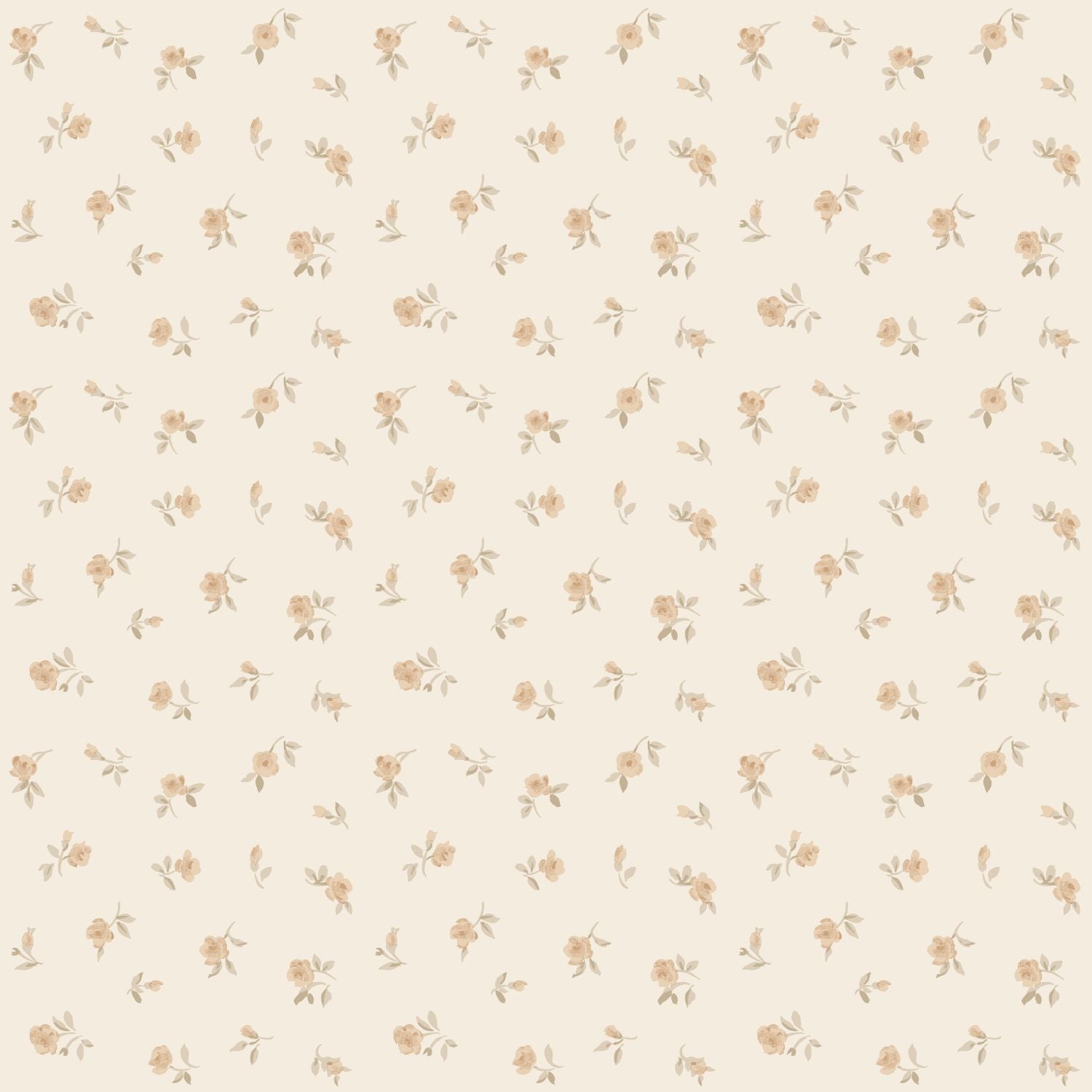 Papier peint fleurs intage sable beige - 53 cm x 10.05 m - ESTAhome - 9