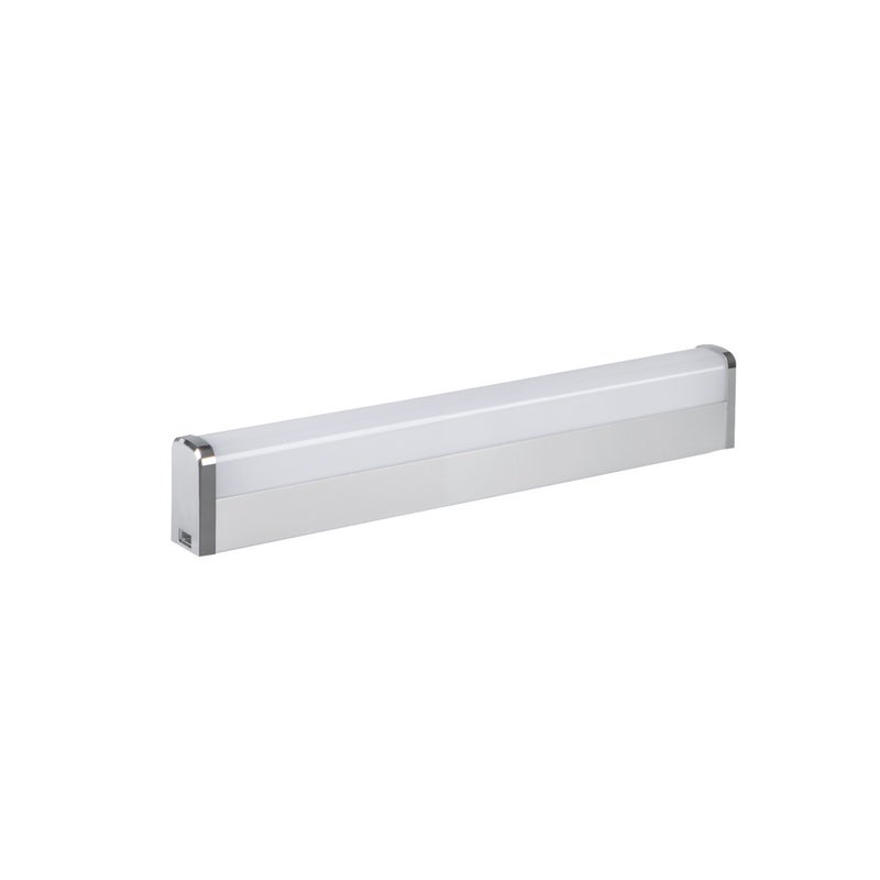 Kinkiet ścienny Akvo chromowany biały LED 15W 4000K 1600lm do łazienki wym: 5,7 x 60 x 7 cm aluminium IP44 Kanlux