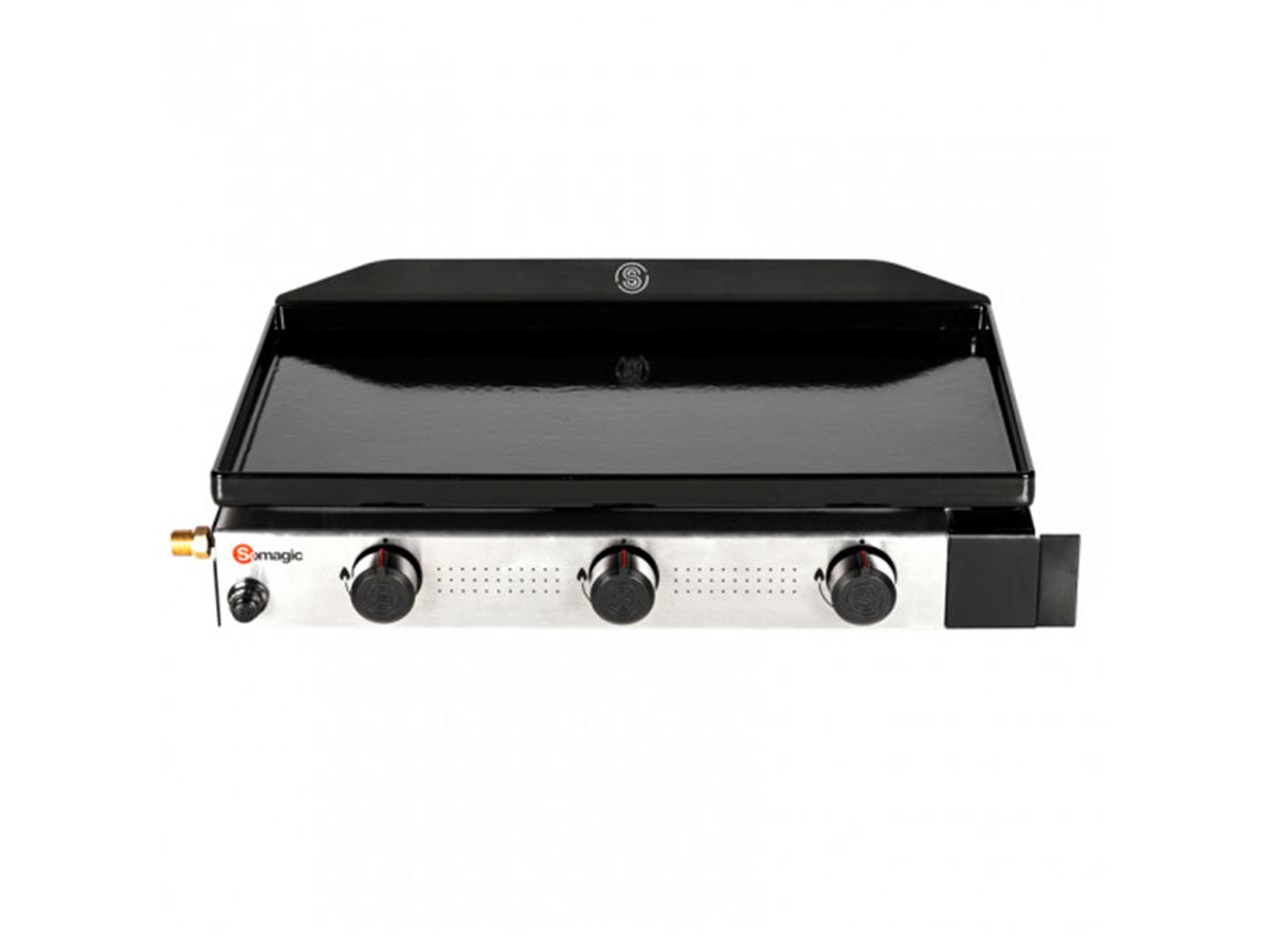 Plancha de gas SOLIA 200 2 quemadores 4,25kW