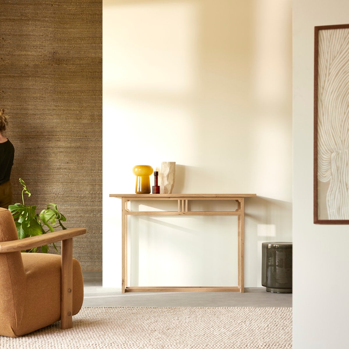 Tikamoon Consolle in legno di rovere Clovis Leroy Merlin