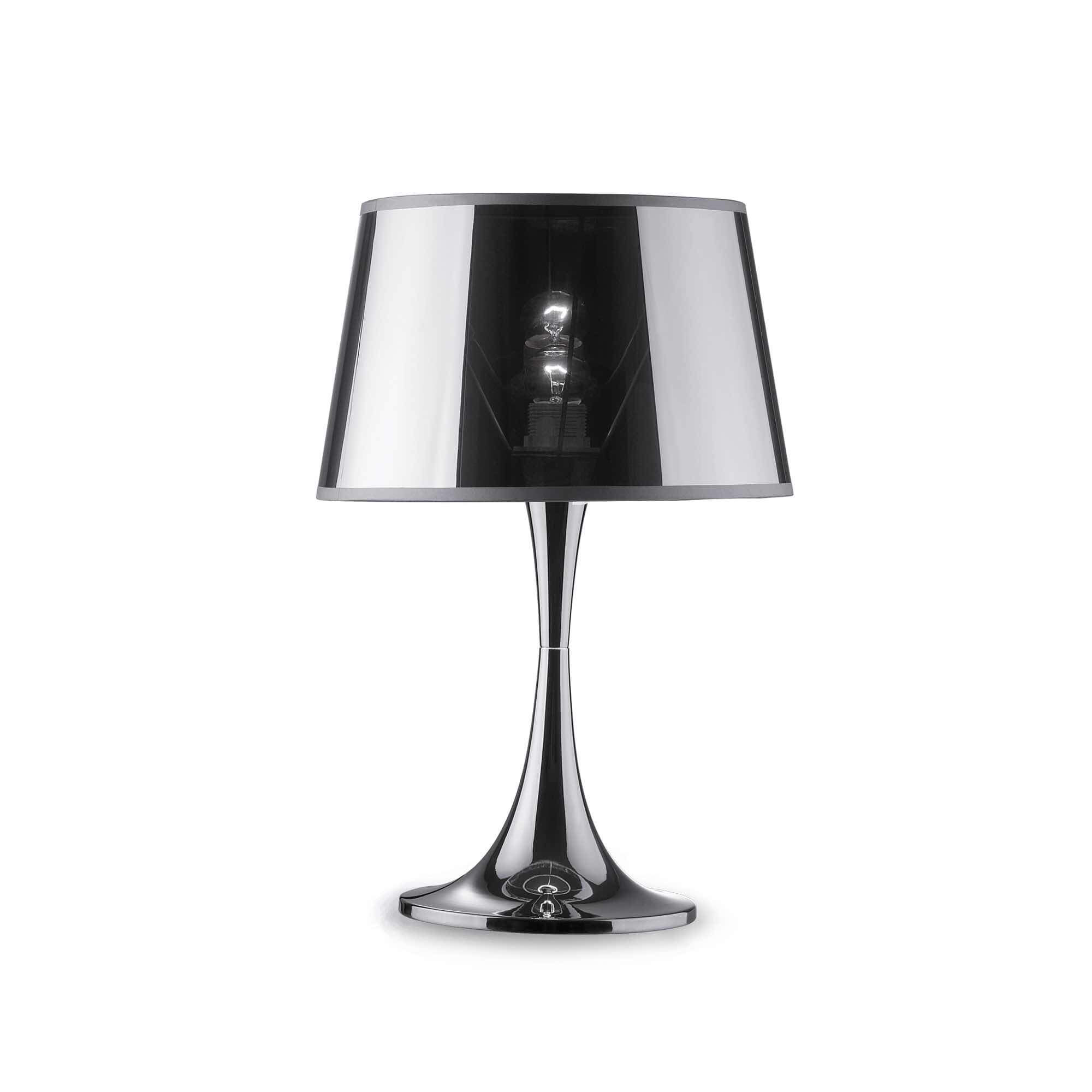 Ideal Lux  Lampe De Table Chrome London Cromo 1 Ampoule , Leroy Merlin