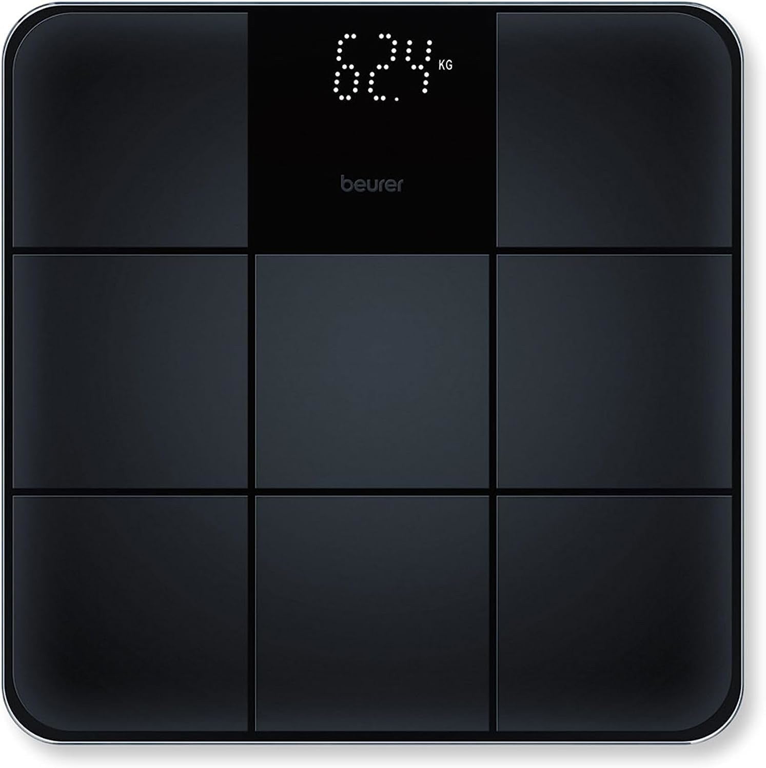 Beurer Báscula De Vidrio Gs 235 Con Superficie Antideslizante, Color Negro , Leroy Merlin