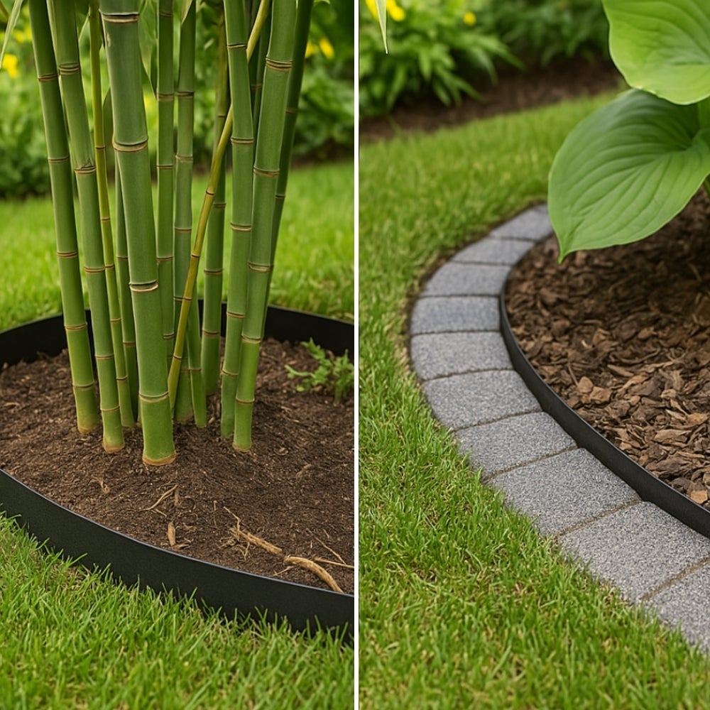 Barrera anti-rizomas, anti-raíces y bambú - 800g/m² - Rollo 5 m x 60 cm - 6