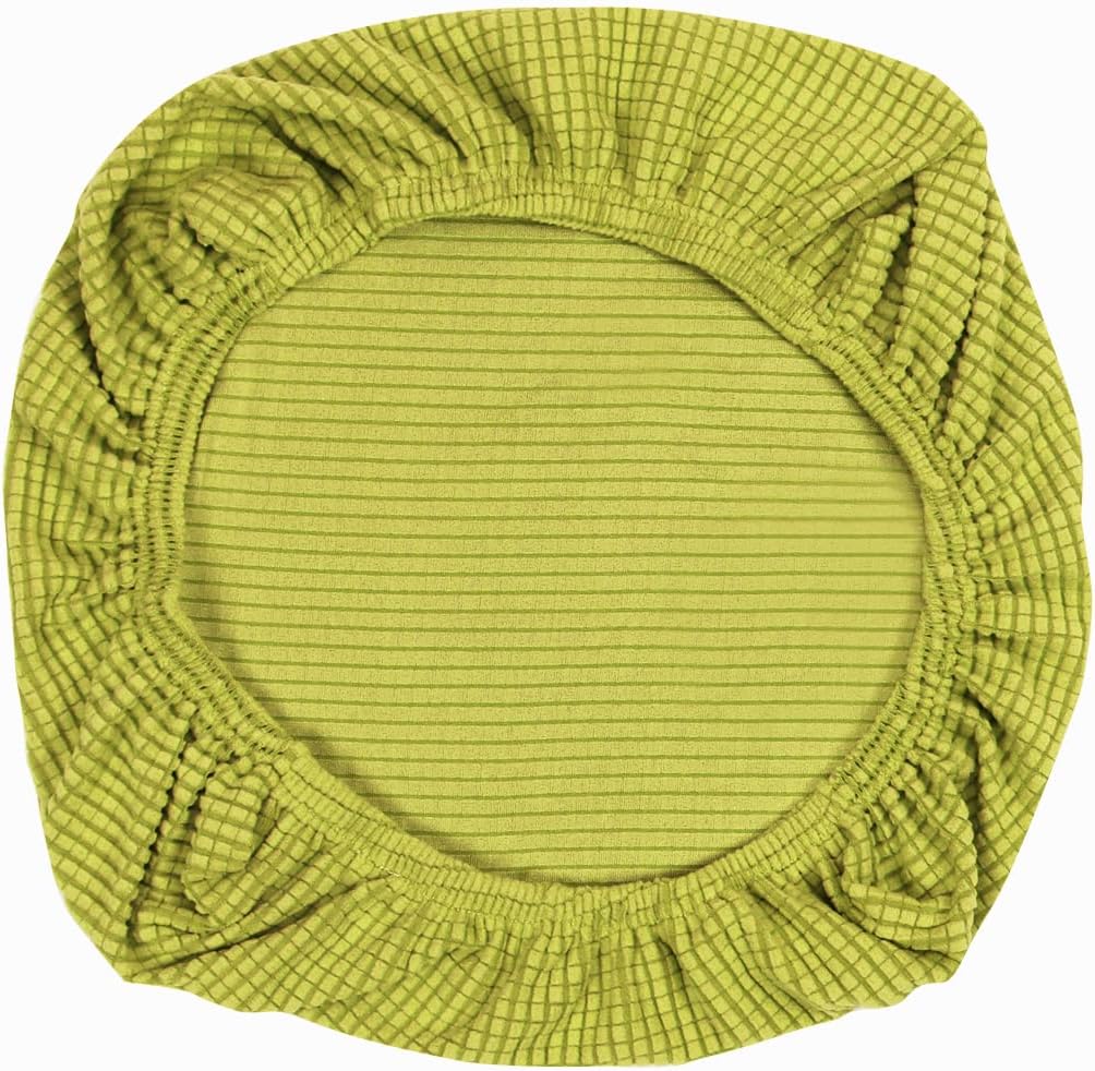 Elastyczny pokrowiec na krzesło z elastycznego spandexu - nadający się do prania, żółty i zielony, do biur, restauracji, barów i krzeseł weselnyc