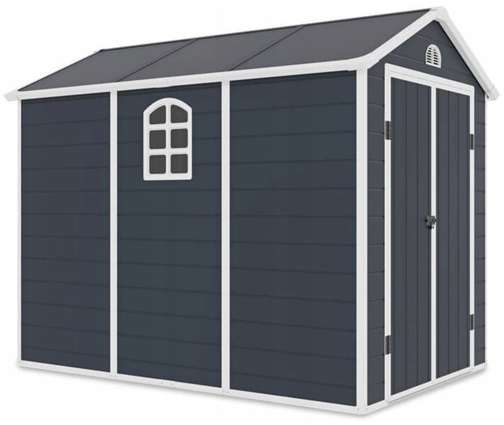 Domek Ogrodowy Narzędziowy na Narzędzi Szopa VERMONT 190x280cm Schowek 1 szt