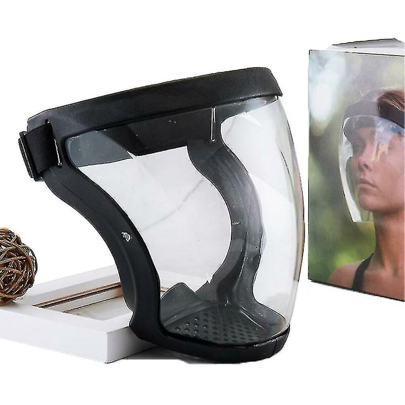Bouclier de protection complet visière Hd masque complet transparent vaporisateur transparent résistant aux éclaboussures couverture respirante thinde - 4