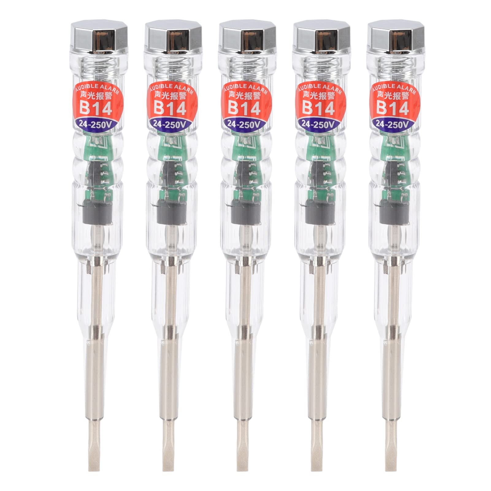 Stylo Testeur Électrique Multifonctionnel 5 Pièces - Testeur Tension LED + Tournevis - Sécurité Et Précision