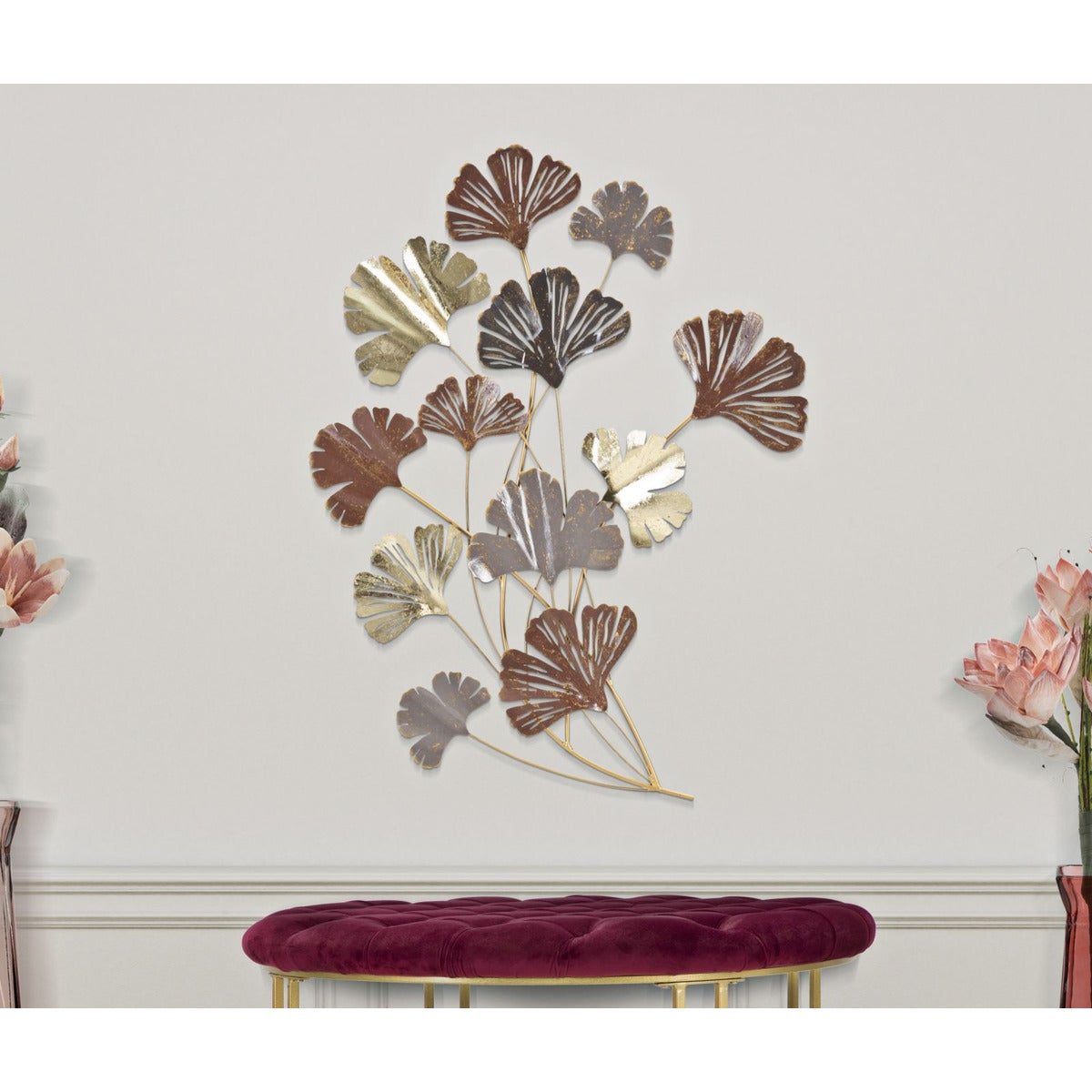 Décoration 3D en Métal Feuille 25, Métal, Multicouleur, Seven Design - 5