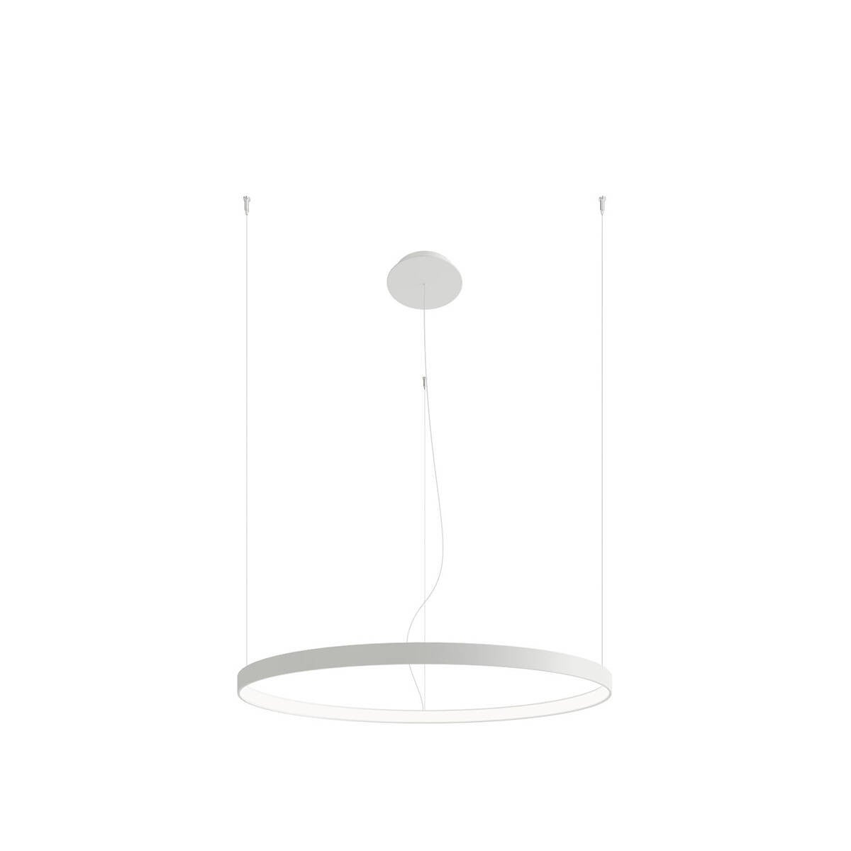 Lampa wisząca RIO LED 32W Neutralna biel 3865lm biała wym: 150 x 78 x 78 cm Thoro Lighting