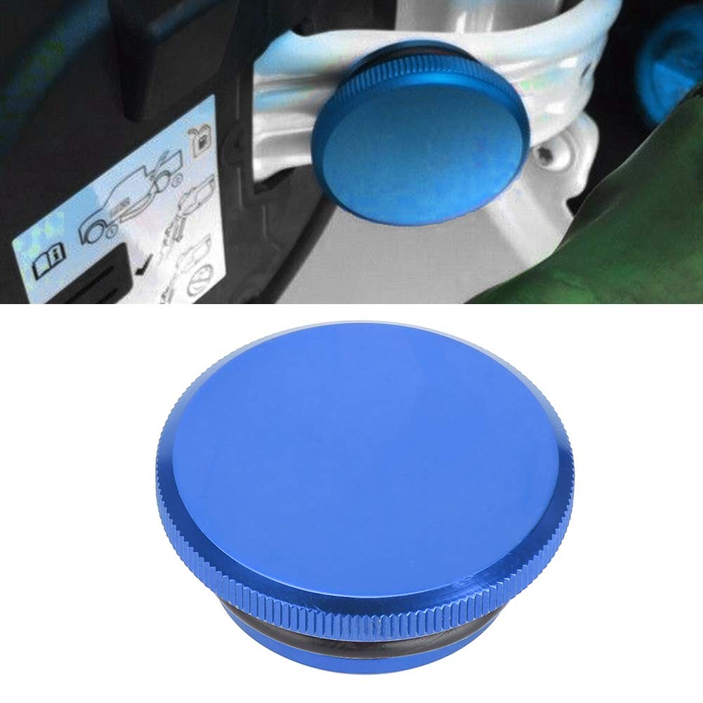 VeVaad Bouchon De Réservoir Carburant Alliage Aluminium - Joint Sécurisé Noir/Chromé Pour Harley Davidson Sportster, Softail, Road King