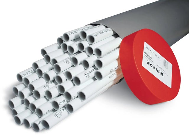 Pack 100m tube multicouche en barre de 2m diamètre 16mm tube gamme Pro EMMETI épaisseur standard 2mm