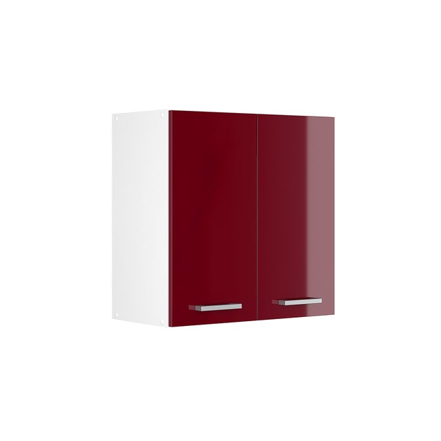 Vicco Elément haut de cuisine R-Line, Rouge brillant, 60cm