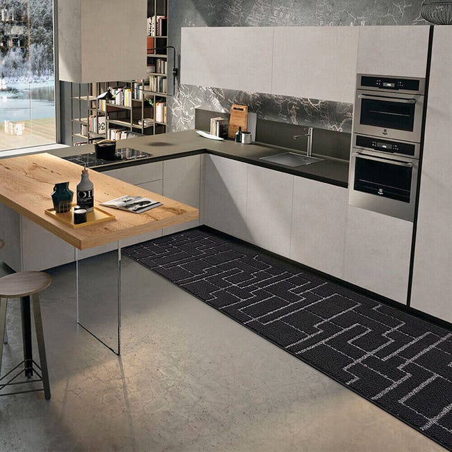 KARAT Tappeto a passatoia per Cucina, corridoio e Soggiorno, Tappeto Moderno Antiscivolo, per Soggiorno e Camera da Letto, Venduto al Metro, su KARAT Tappeto a passatoia per Cucina, corridoio e Soggiorno, Tappeto Moderno Antiscivolo, per Soggiorno e Camera da Letto, Venduto al Metro, su