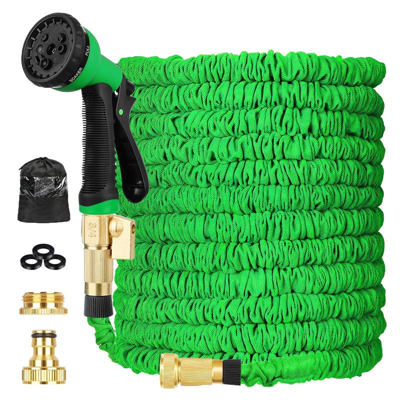 TUYAU DRAIN RACCORDd'Arrosage Extensible 30m Renforcé Adaptable 1/2 et TUYAU DRAIN RACCORDd'Arrosage Extensible 30m Renforcé Adaptable 1/2 et