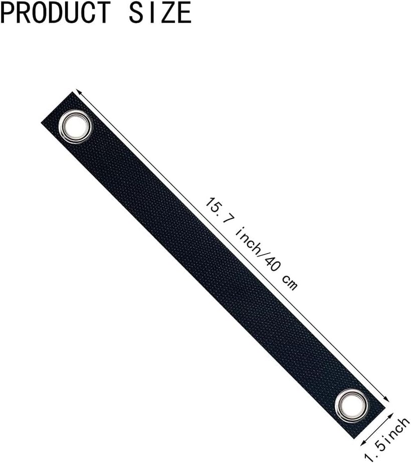 Zestaw 6 pasków do drzew z oczkami do podpór, 39,9 cm