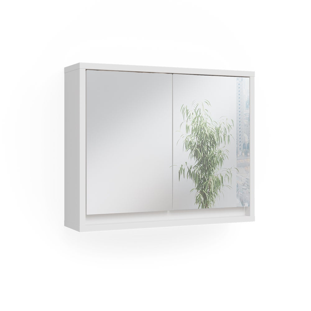 Vicco Szafka z lustrem w łazience Mila, Biały, 55 x 45 cm