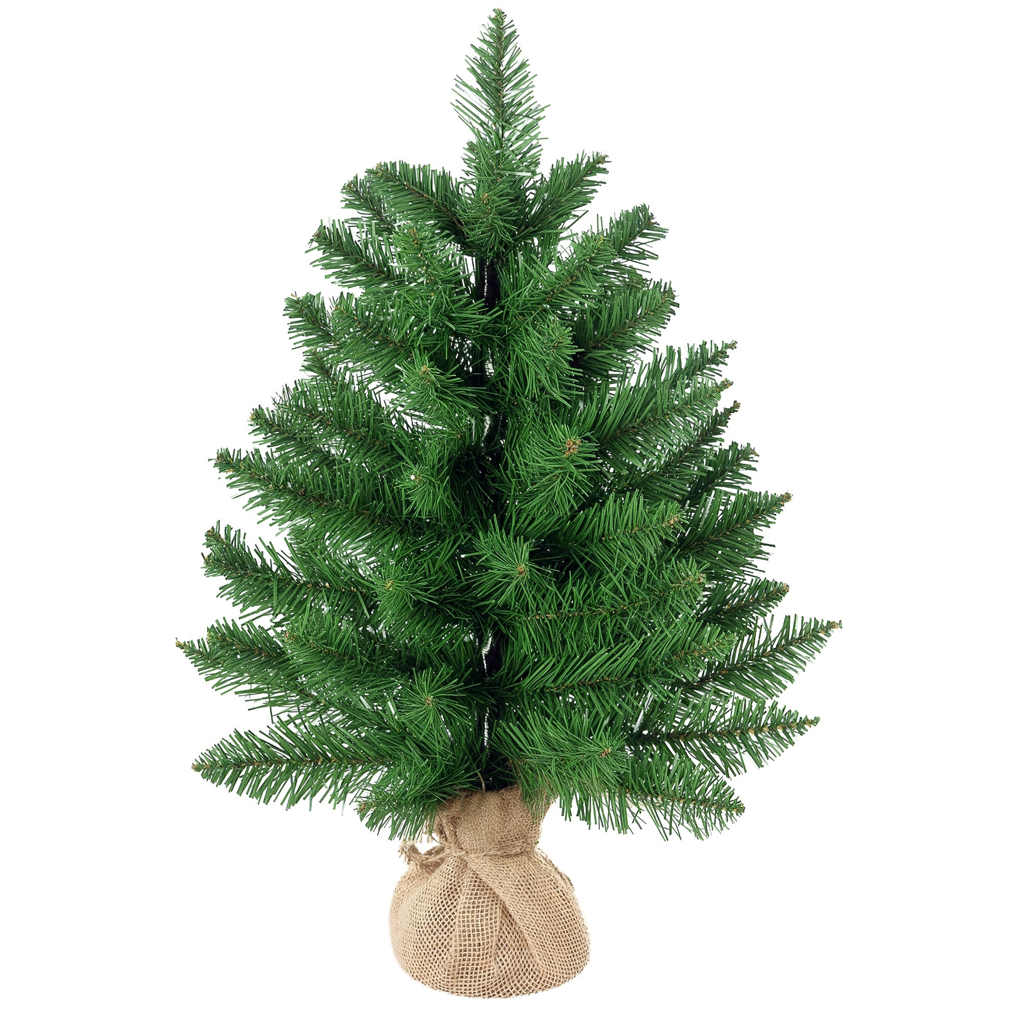 Mini-sapin de Noël artificiel de table, 70 branches, base en béton ...