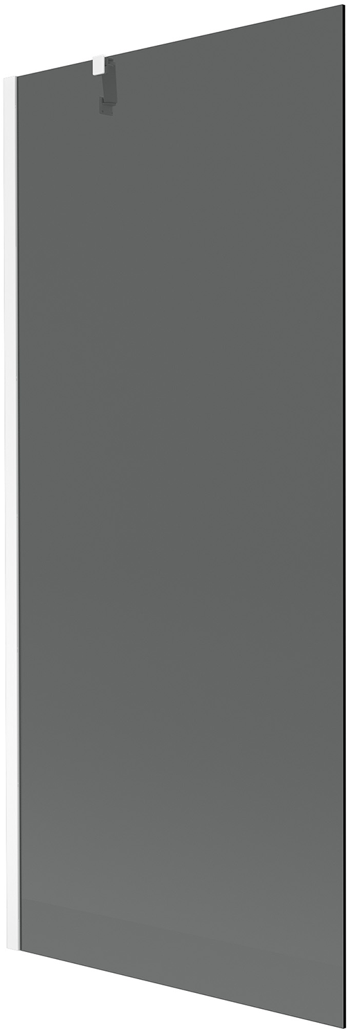Mexen Next parawan nawannowy 1-skrzydłowy 80 x 150 cm, grafit, biały - 895-080-000-00-40-20