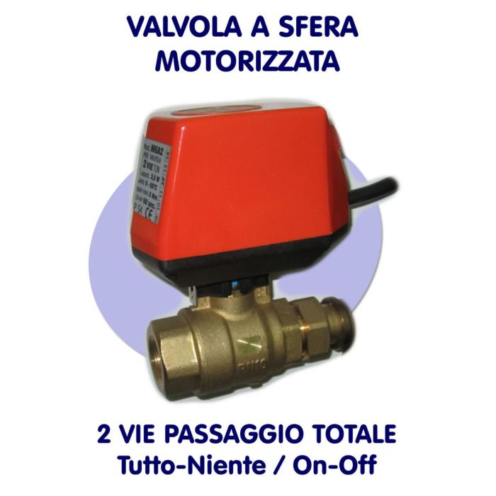 Válvula De Bola Motorizada Dc 24 V, 2 Vías, 3 Cables, Latón, | Cuotas