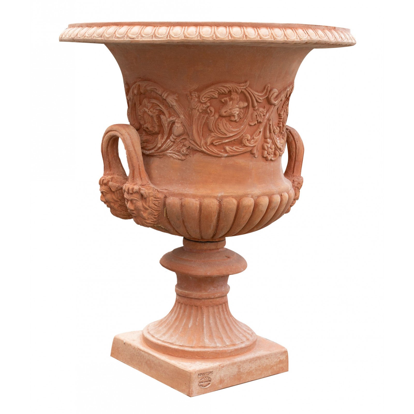 Biscottini  Maceta De Terracota, Tiesto Para Exterior, Jardinera Para Jardín, Balcones Y Terrazas, 60X72 Cm- Hecho En Italia , Leroy Merlin