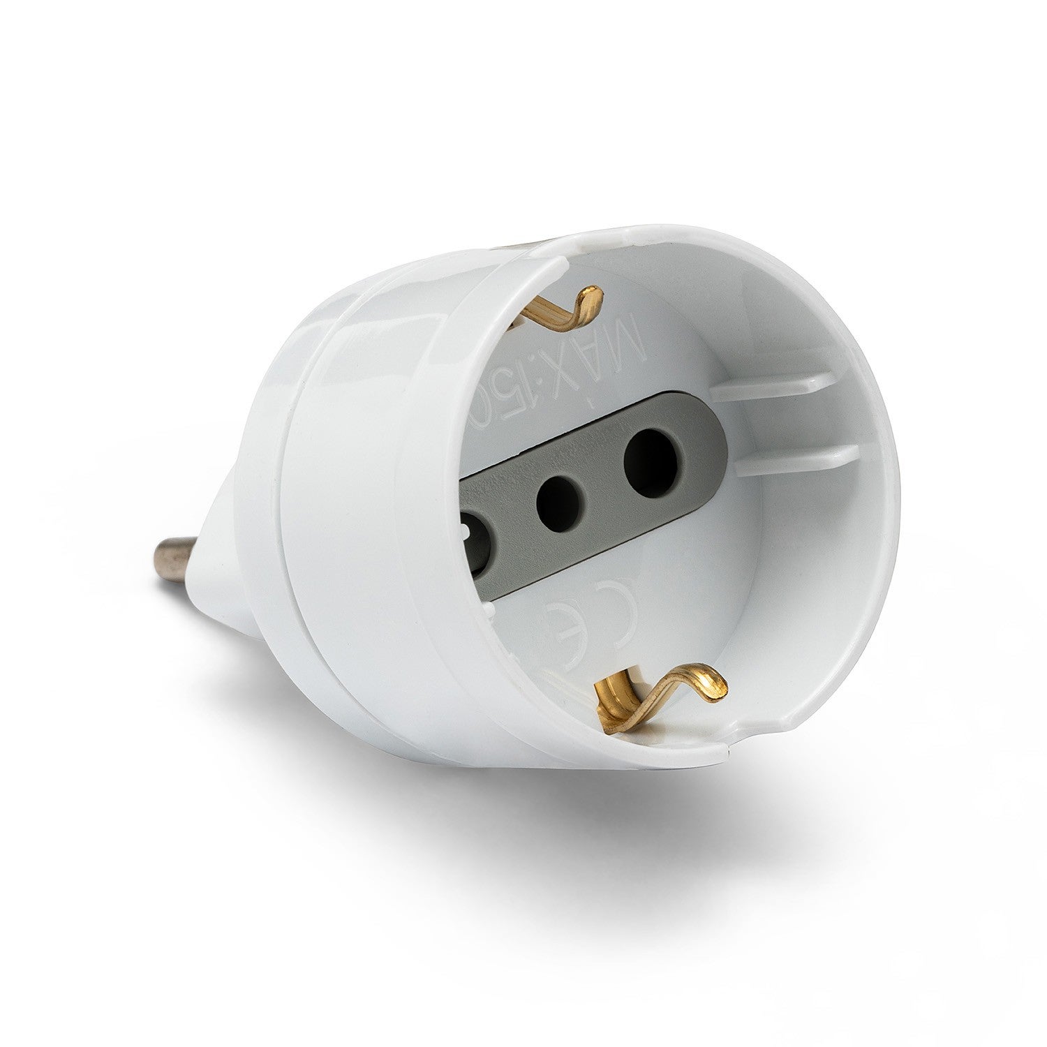 Adaptateur italien: prise Schuko vers petite fiche 10A - 4