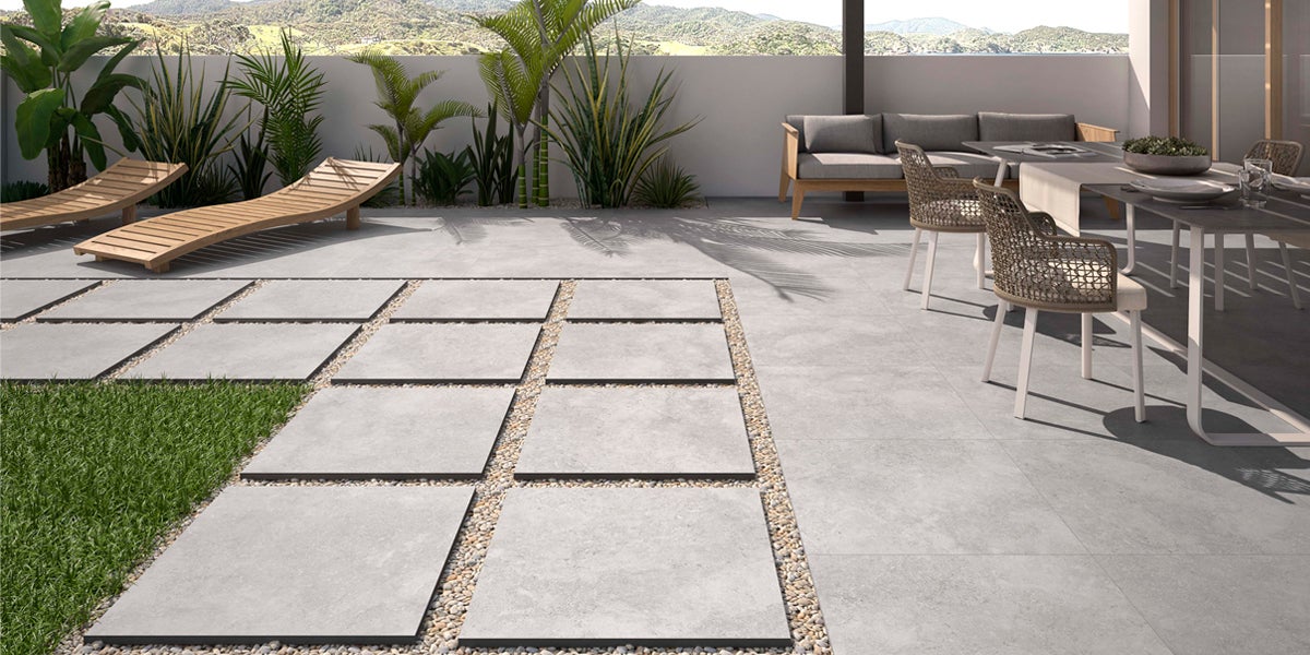 Dalle extérieur sur plots Rio 2.0 perle R11 60x60 cm - Réflex Boutique - 4