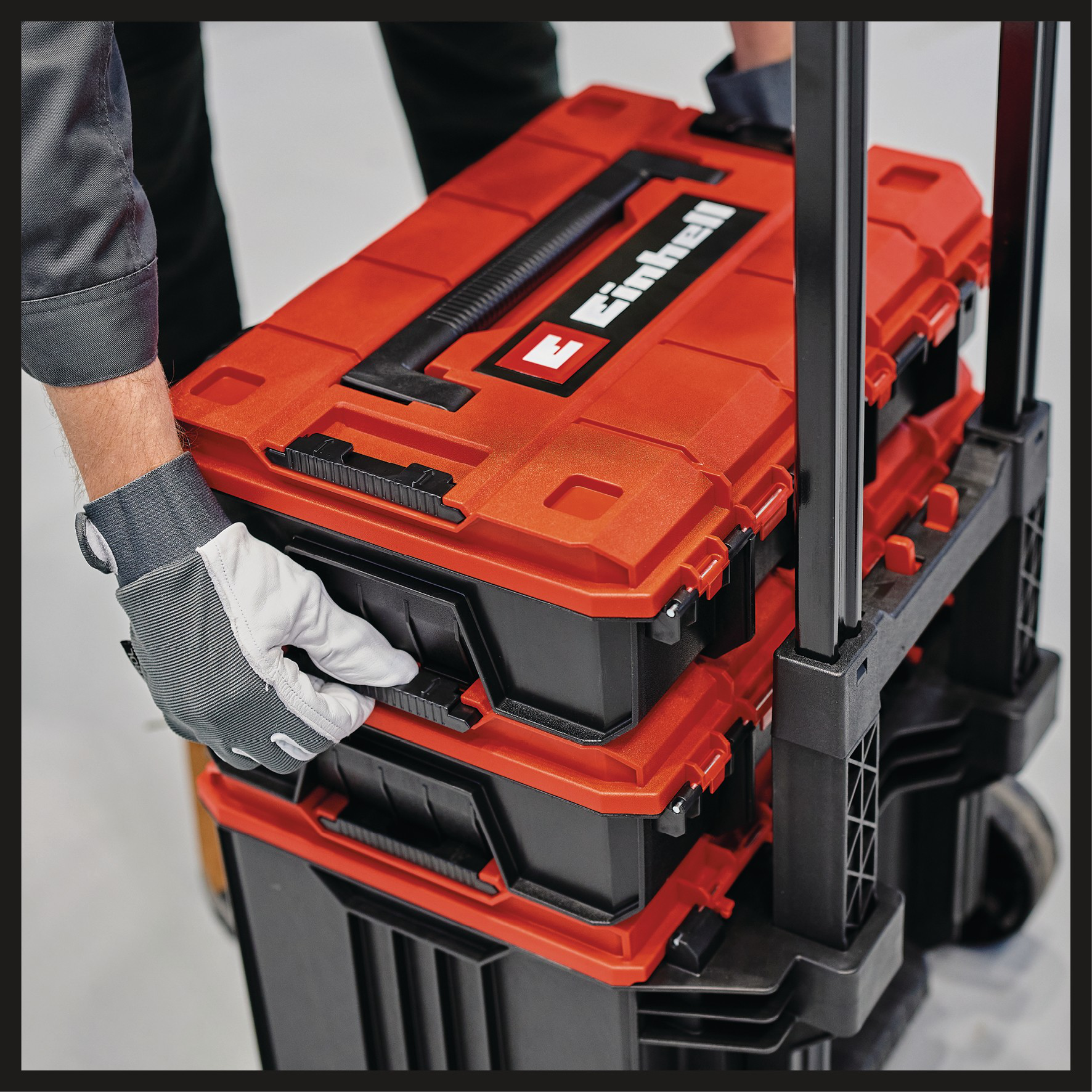 Caixa torre Einhell E-case System 3 peças - 2