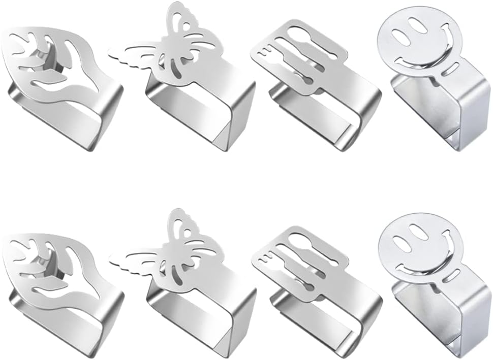 Pinzas Para Mantel De Acero Inoxidable Pinzas Para Mantel De Mesa Clip Exterior Ajustable Antideslizante Sujetador Mantel Para Jardin Cocina Oficina 98961735