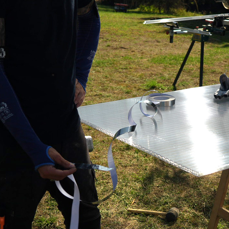 Ruban adhésif plein pour plaque polycarbonate alvéolaire 16 mm MAYA® - 2