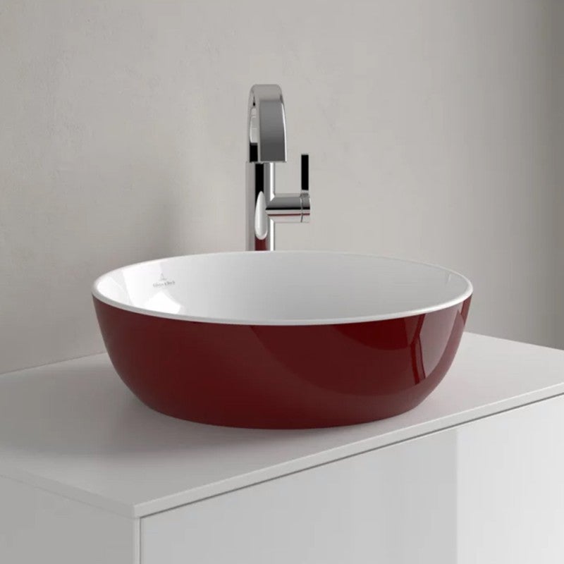 Vasque ronde à poser VILLEROY ET BOCH Artis Bordeaux - 2