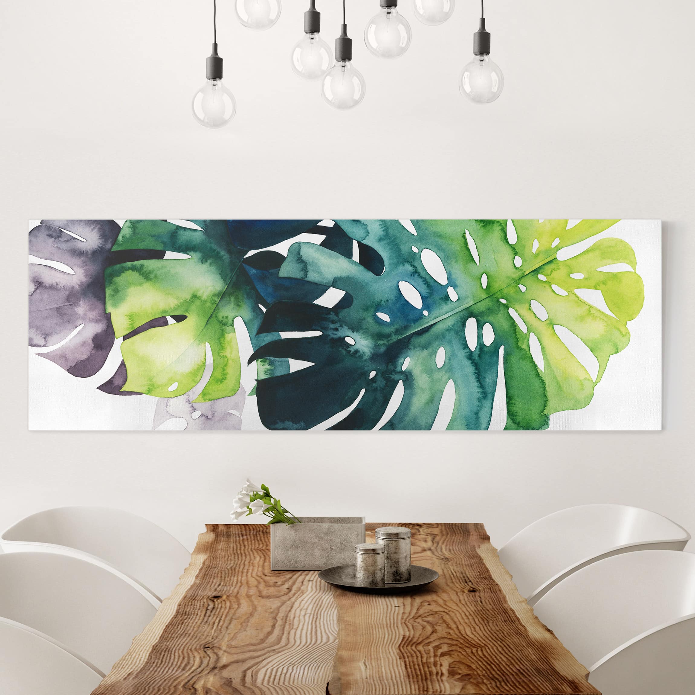 Moderne Impression sur Toile lac bateau eau Image Tableau Decoration Murale 70x50cm Deco Cadre Décoration Salon Chambre Cuisine Horizontal Petit