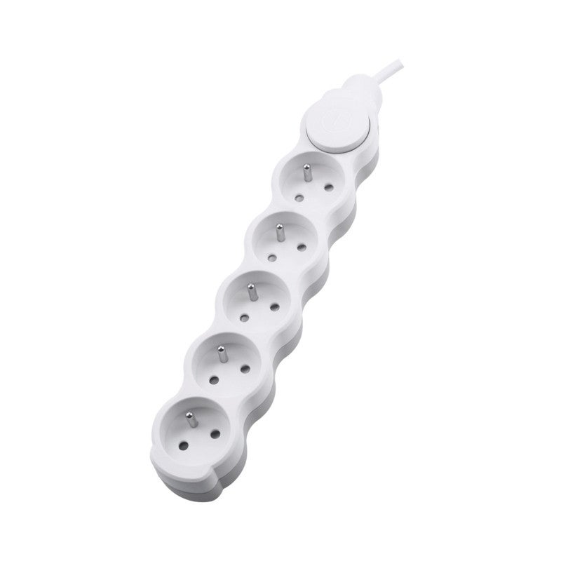 BEMKO Listwa Zasilająca Przedłużacz Elektryczny 5x Gniazd + Wyłącznik 5m