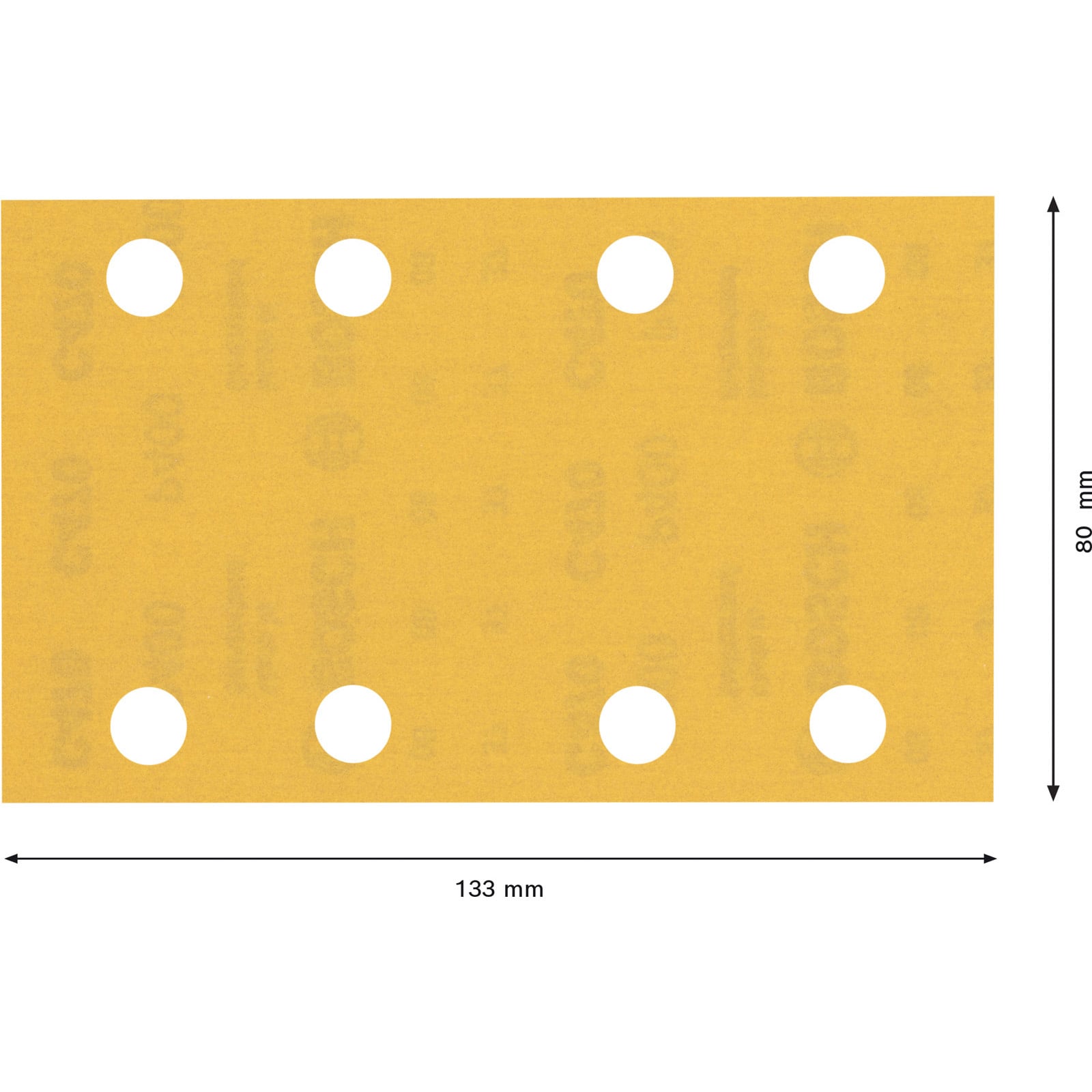 Bosch Accessories EXPERT C470 2608900885 Papier abrasif pour ponceuse vibrante perforé Grain 400 (L x l) 133 mm x 80 mm - 5