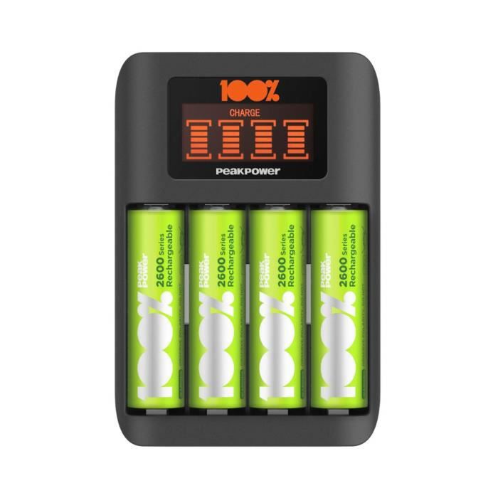 Chargeur Piles Rechargeables AA et AAA 4 Piles AA Minh Rechargeables — free download