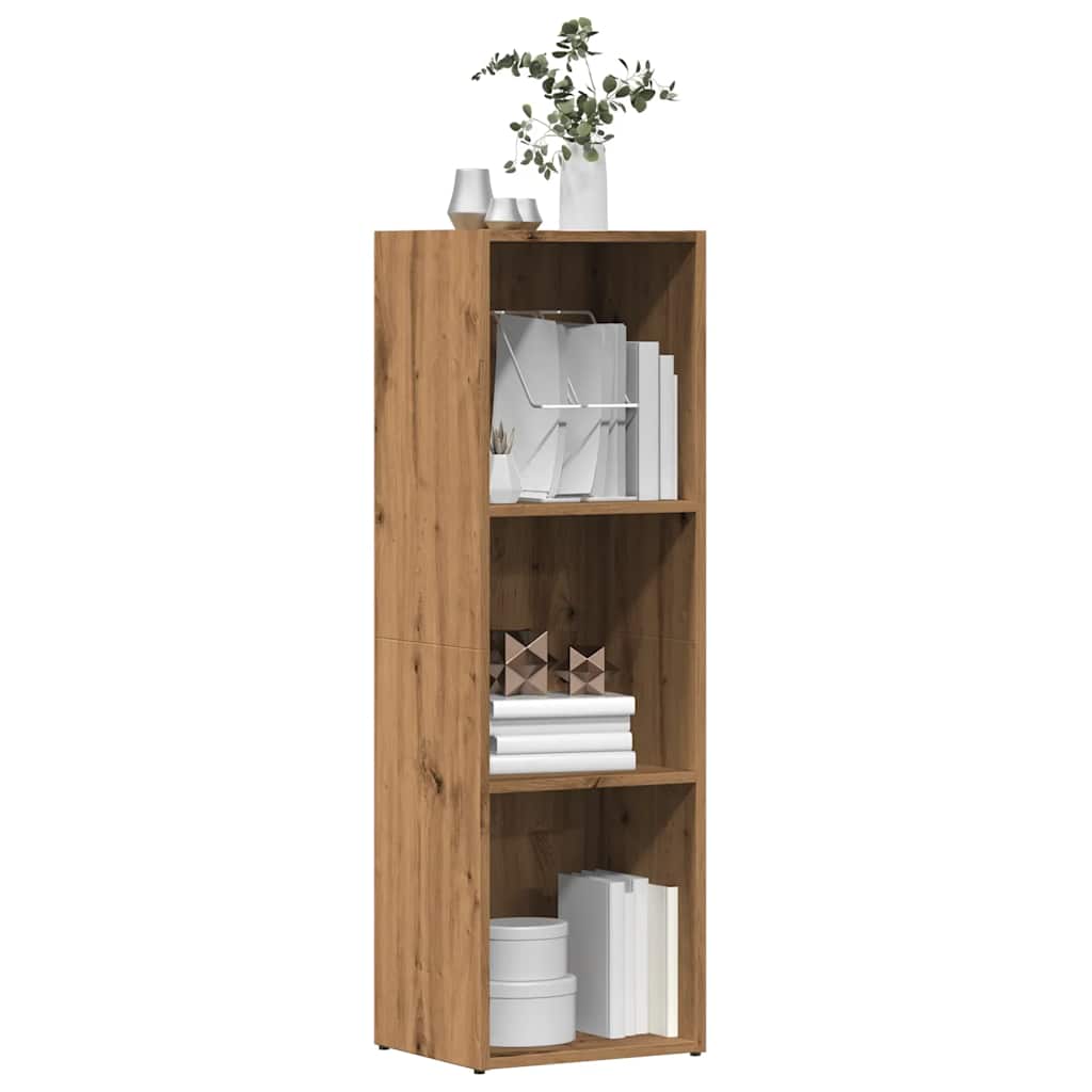 Bibliothèque pour Séjour en Bois Marron H. 114 x l. 36 x P. 30 cm - 2